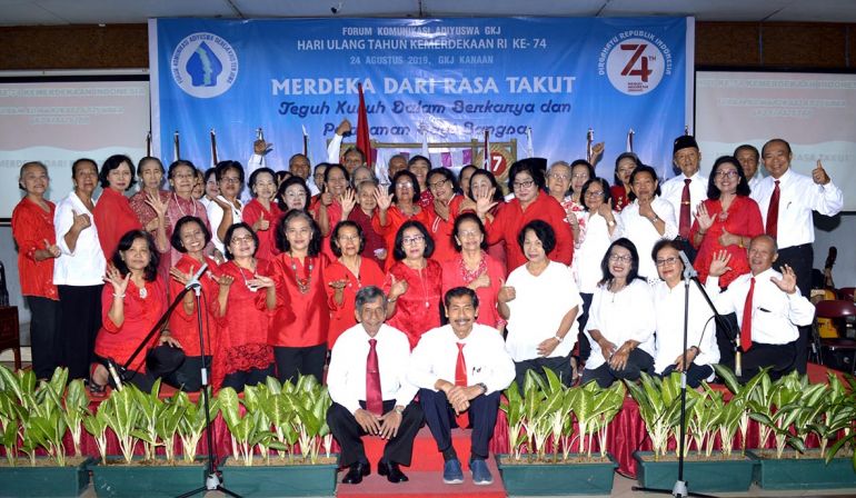 Peringatan HUT Kemerdekaan RI ke 74 Komisi Adiyuswa