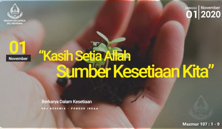 Kasih Setia Allah Sumber Kesetiaan Kita (Mazmur 107: 1-9)