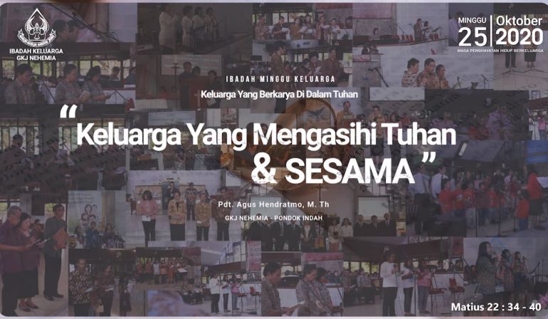 Keluarga Yang Mengasihi Tuhan dan Sesama (Matius 22: 34-40)