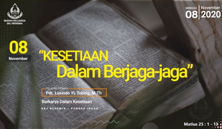 Kesetiaan Dalam Berjaga-jaga (Matius 25: 1-13)