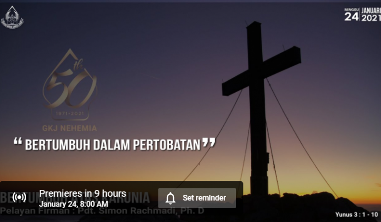 Bertumbuh dalam Pertobatan (Yunus 3 : 1-10)