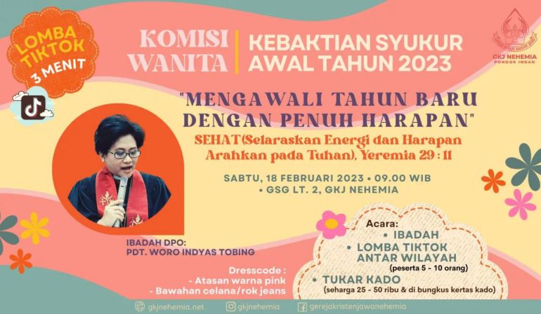 Kebaktian Syukur Awal Tahun-Komisi Wanita