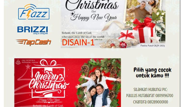 e-Money edisi Natal GKJ Nehemia